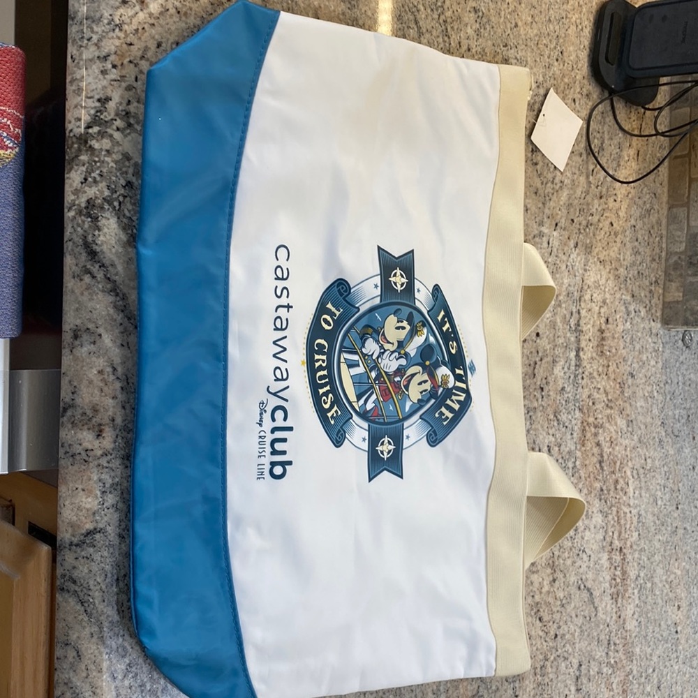 New with tags Silver Anniversary disney cruise zipper bag perfect for the pool